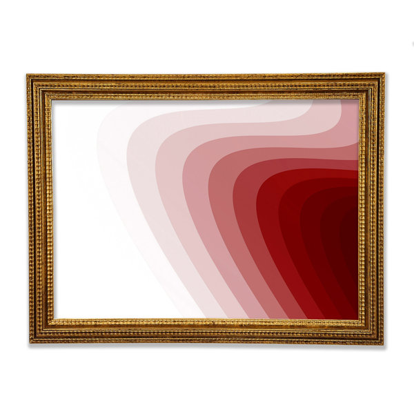 Perspections Gerahmtes Leinwandbild Red Hills Of Time Wayfair De